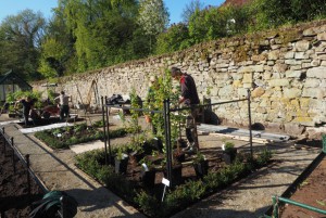 Hier wird ein Paradiesgarten live gepflanzt