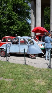 Manchmal sind Gartenfestivals sind auch was für Autofans