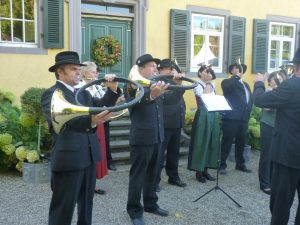 Hornmusik auf der BoGart Schloss Bollschweil